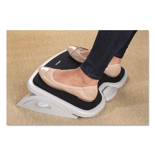 Solemate Comfort Footrest With Smartfit System, 21.5w X 14d X 3.5 To 5h, Gray/black.