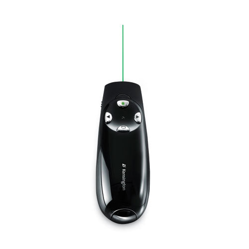 Wireless Presenter Pro With Green Laser, Class 2, 150 Ft Range, Black.