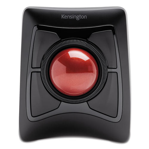 Expert Mouse Wireless Trackball, 2.4 Ghz Frequency/30 Ft Wireless Range, Left/right Hand Use, Black.
