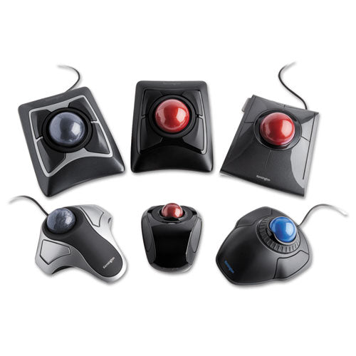 Expert Mouse Wireless Trackball, 2.4 Ghz Frequency/30 Ft Wireless Range, Left/right Hand Use, Black.