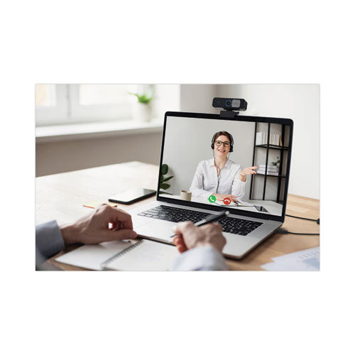 W2050 Pro 1080p Auto Focus Pro Webcam, 1920 Pixels X 1080 Pixels, 2 Mpixels, Black.