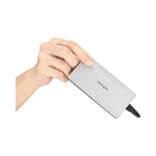 Uh1400p Usb-c 8-in-1 Driverless Mobile Hub, Black.