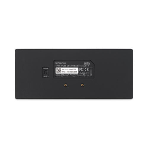 Sd4850p Usb-c 10 Gbps Dual Video Driverless Docking Station, Black.