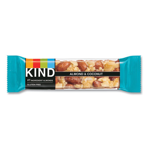 Fruit And Nut Bars, Almond And Coconut, 1.4 Oz, 12/box