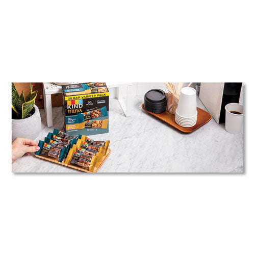 Minis, Dark Chocolate Nuts And Sea Salt/caramel Almond And Sea Salt, 0.7 Oz, 20/pack.