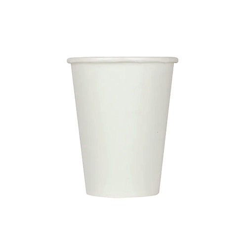 Double Poly Paper Cold Cups, 9 Oz, White, 1,000/carton.