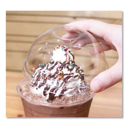 Pet Lids, Dome Lid, Fits 12 Oz To 24 Oz Cold Cups, Clear, 1,000/carton.