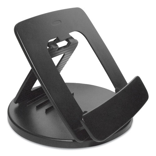 Rotating Desktop Tablet Stand, Black.