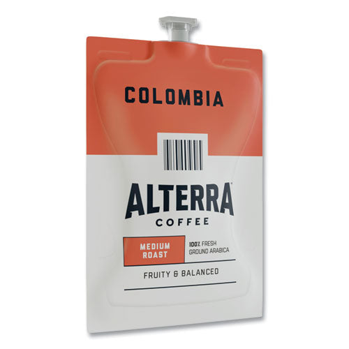 Alterra Columbia Coffee Freshpack, Columbia, 0.28 Oz Pouch, 100/carton.
