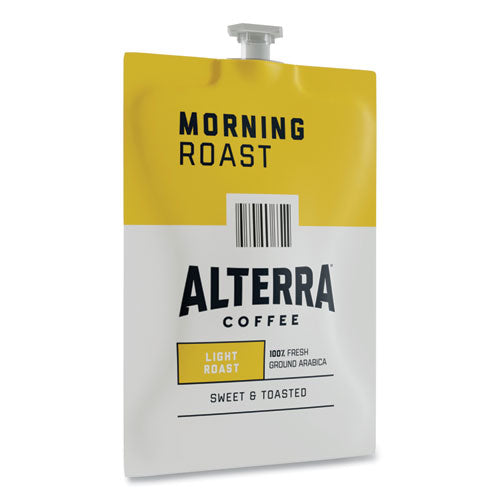 Alterra Morning Roast Coffee Freshpack, Morning Roast, 0.28 Oz Pouch, 100/carton.