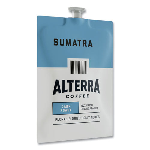 Alterra Sumatra Coffee Freshpack, Sumatra, 0.3 Oz Pouch, 100/carton.
