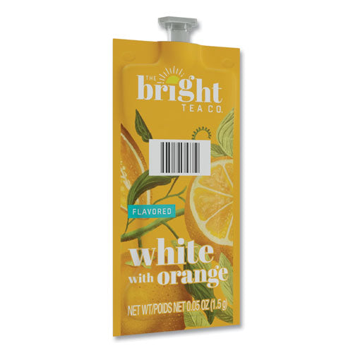 The Bright Tea Co. White With Orange Tea Freshpack, White With Orange, 0.05 Oz Pouch, 100/carton.