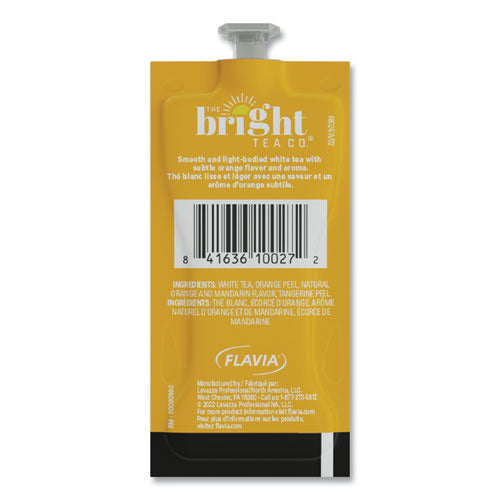 The Bright Tea Co. White With Orange Tea Freshpack, White With Orange, 0.05 Oz Pouch, 100/carton.