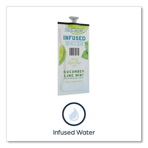 Cucumber Lime Mint Infused Water Freshpack, Cucumber Lime Mint, 0.08 Pouch, 100/carton.
