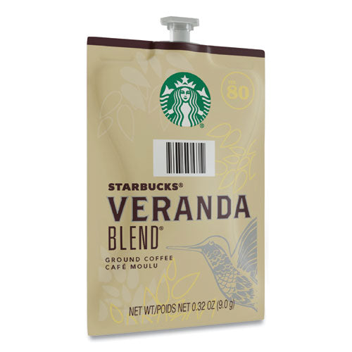 Starbucks Veranda Blend Coffee Freshpack, Veranda Blend, 0.32 Oz Pouch, 76/carton