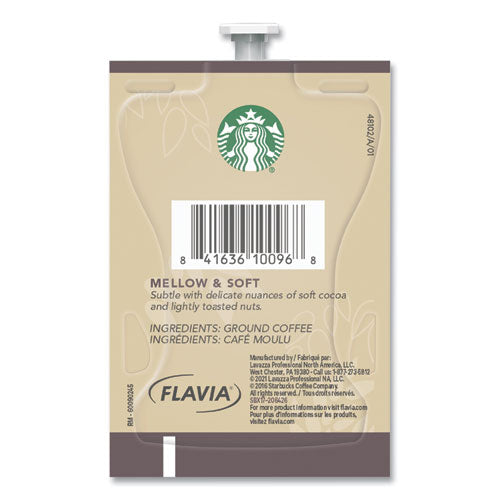 Starbucks Veranda Blend Coffee Freshpack, Veranda Blend, 0.32 Oz Pouch, 76/carton.
