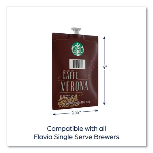 Starbucks Caffe Verona Coffee Freshpack, Caffe Verona, 0.32 Oz Pouch, 76/carton.