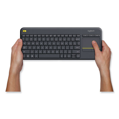 Wireless Touch Keyboard K400 Plus, Black.