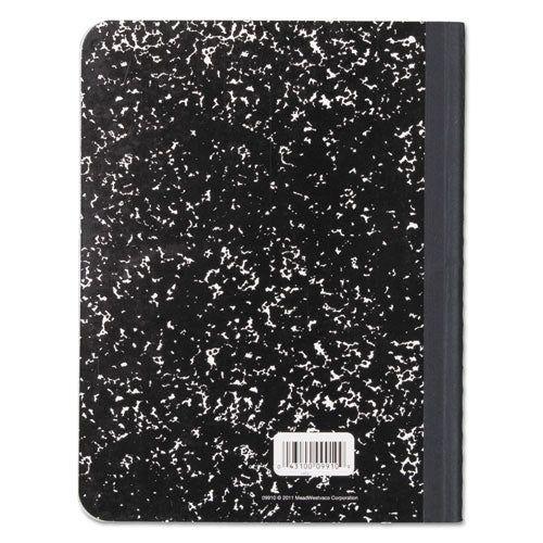 Composition Book, Wide/legal Rule, Black Cover, (100) 9.75 X 7.5 Sheets.