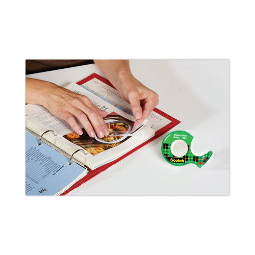 Magic Tape In Handheld Dispenser, 1" Core, 0.5" X 37.5 Ft, Clear.