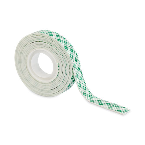 Permanent High-density Foam Mounting Tape, Double-sided, Holds Up To 15 Lbs, 0.5" X 80", White.