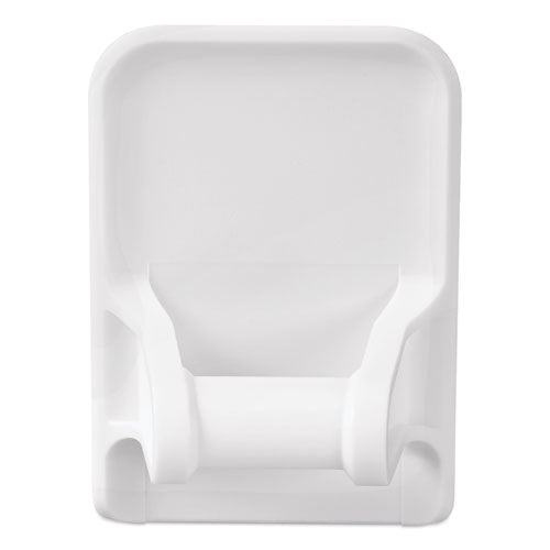 Spray Bottle Holder, 2.34w X 1.69d X 3.34h, White, 2 Hangers/4 Strips/pack.