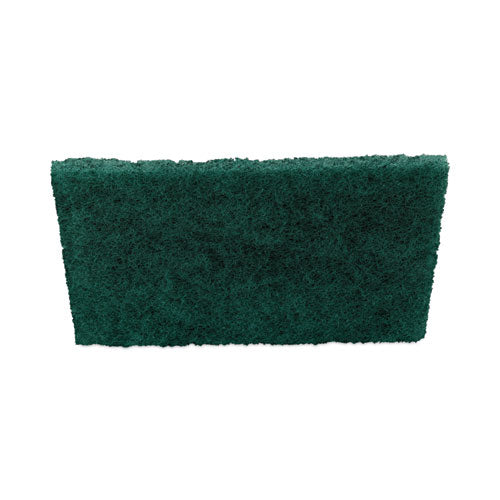 Heavy-duty Scour Pad, 3.8 X 6, Green, 10/carton.