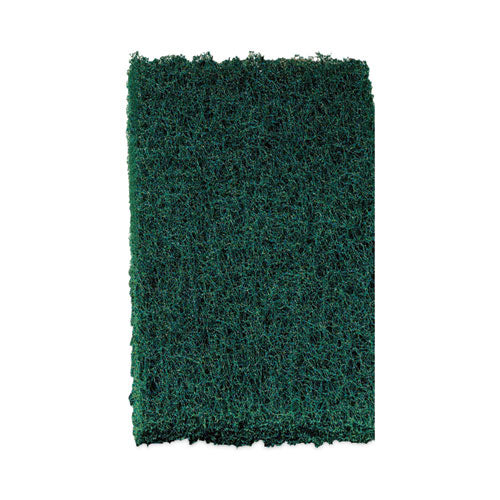 Heavy-duty Scour Pad, 3.8 X 6, Green, 10/carton.