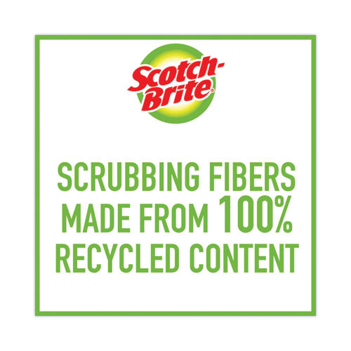 Non-scratch Multi-purpose Scrub Sponge, 4.4 X 2.6, 0.8" Thick, Blue, 9/pack.