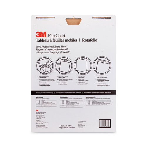Professional Flip Chart, Unruled, 25 X 30, White, 40 Sheets, 2/carton.
