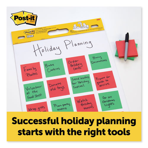 Vertical-orientation Self-stick Easel Pads, Unruled, 15 X 18, White, 20 Sheets, 2/pack.