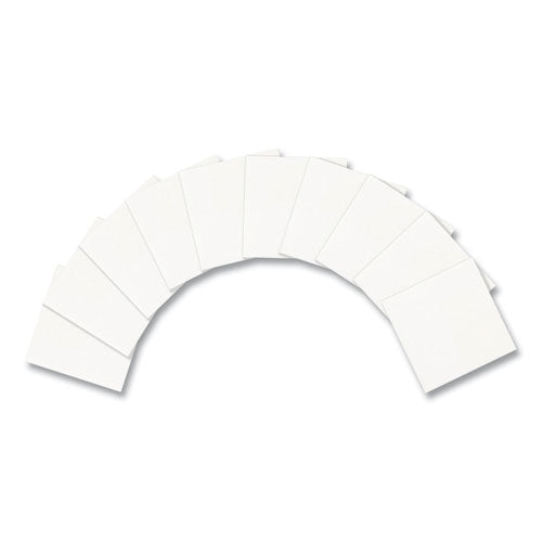 Transparent Notes, Unruled, 3" X 3", Transparent, 36 Sheets/pad, 10 Pads/pack.