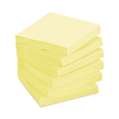 Original Pads In Canary Yellow, 3" X 3", 100 Sheets/pad, 12 Pads/pack.