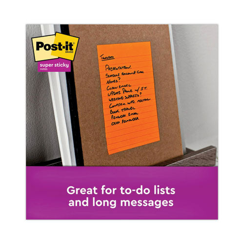 Pads In Energy Boost Collection Colors, Note Ruled, 4" X 6", 90 Sheets/pad, 3 Pads/pack.