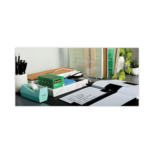 Magic Tape Desktop Dispenser Value Pack, 1" Core, 0.75" X 83.33 Ft, Clear, 6/pack.