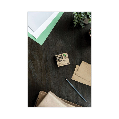 Magic Greener Tape, 1" Core, 0.75" X 75 Ft, Clear, 12/pack.