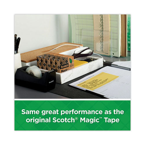 Magic Greener Tape, 1" Core, 0.75" X 75 Ft, Clear, 12/pack.