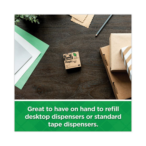 Magic Greener Tape, 1" Core, 0.75" X 75 Ft, Clear, 16/pack.
