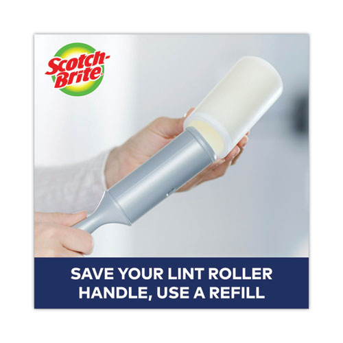 Lint Roller, Extra Sticky, Heavy-duty Handle, 48 Sheets/roll.