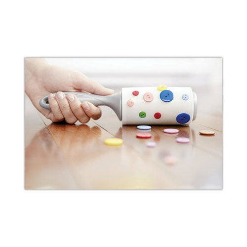 Lint Roller, Extra Sticky, Heavy-duty Handle, 48 Sheets/roll.