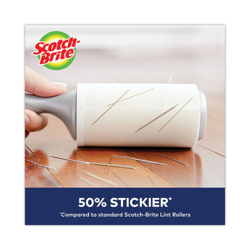 Lint Roller, Extra Sticky, Heavy-duty Handle, 48 Sheets/roll.