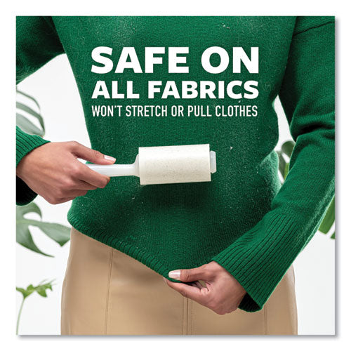 Greener Clean Lint Roller, 4" X 29.4 Ft, 70 Sheets/roll, 2/pack.