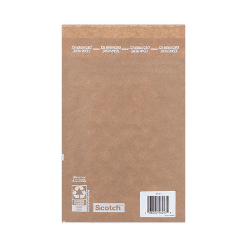 Curbside Recyclable Padded Mailer, #0, Bubble Cushion,Self-adhesive Closure, 7 X 11.25, Natural Kraft, 100/carton