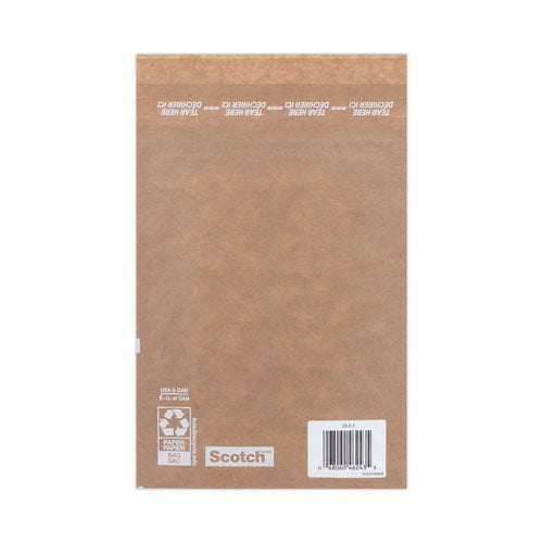 Curbside Recyclable Padded Mailer, #0, Bubble Cushion, Self-adhesive Closure, 7 X 11.25, Natural Kraft, 100/carton