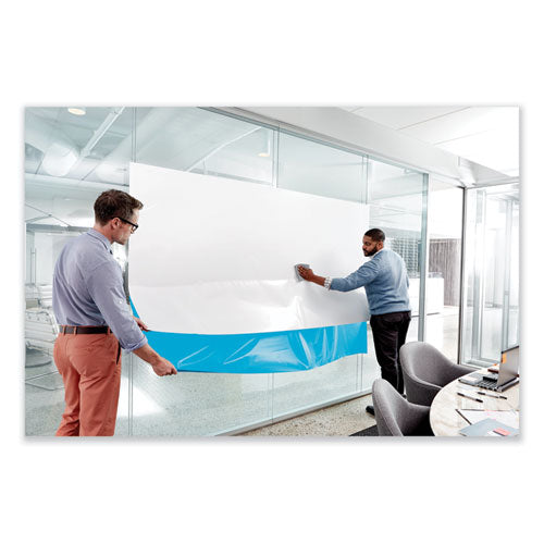 Dry Erase Surface With Adhesive Backing, 48 X 36, White Surface.