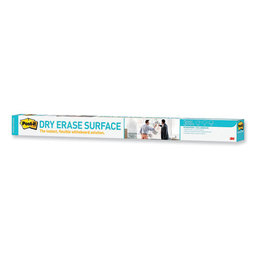 Dry Erase Surface With Adhesive Backing, 48 X 36, White Surface.