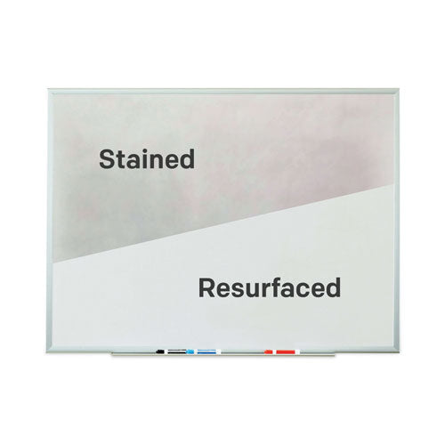 Dry Erase Surface With Adhesive Backing, 48 X 36, White Surface.