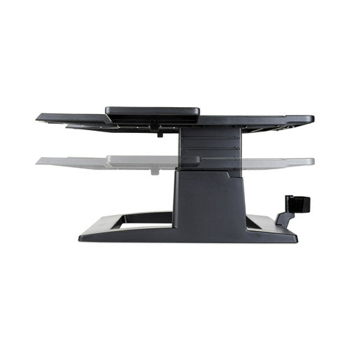 Adjustable Notebook Riser, 13" X 13" X 4" To 6", Black, Supports 20 Lbs.