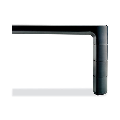 Adjustable Monitor Stand, 16" X 12" X 1.75" To 5.5", Black, Supports 20 Lbs.