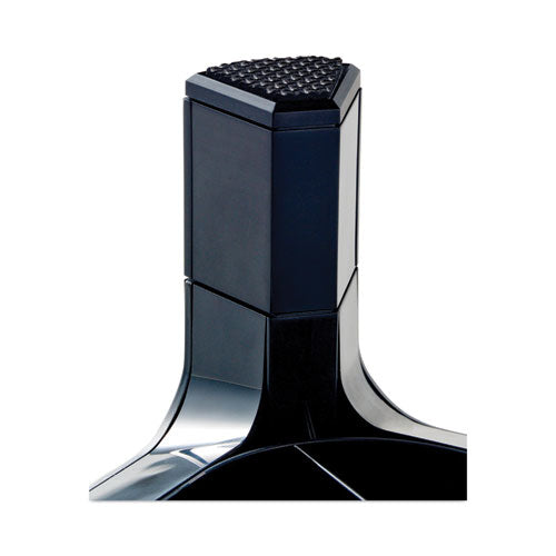 Adjustable Monitor Stand, 16" X 12" X 1.75" To 5.5", Black, Supports 20 Lbs.